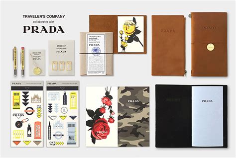 prada travelers notebook|Prada × TRAVELER’S COMPANY.